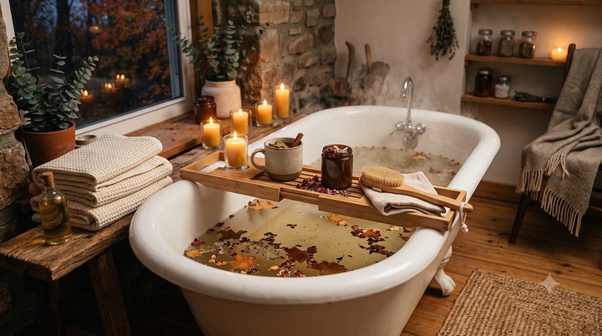 Cozy Bath Night: Building a Relaxing, Plastic-Free Bath Ritual for Fall Evenings