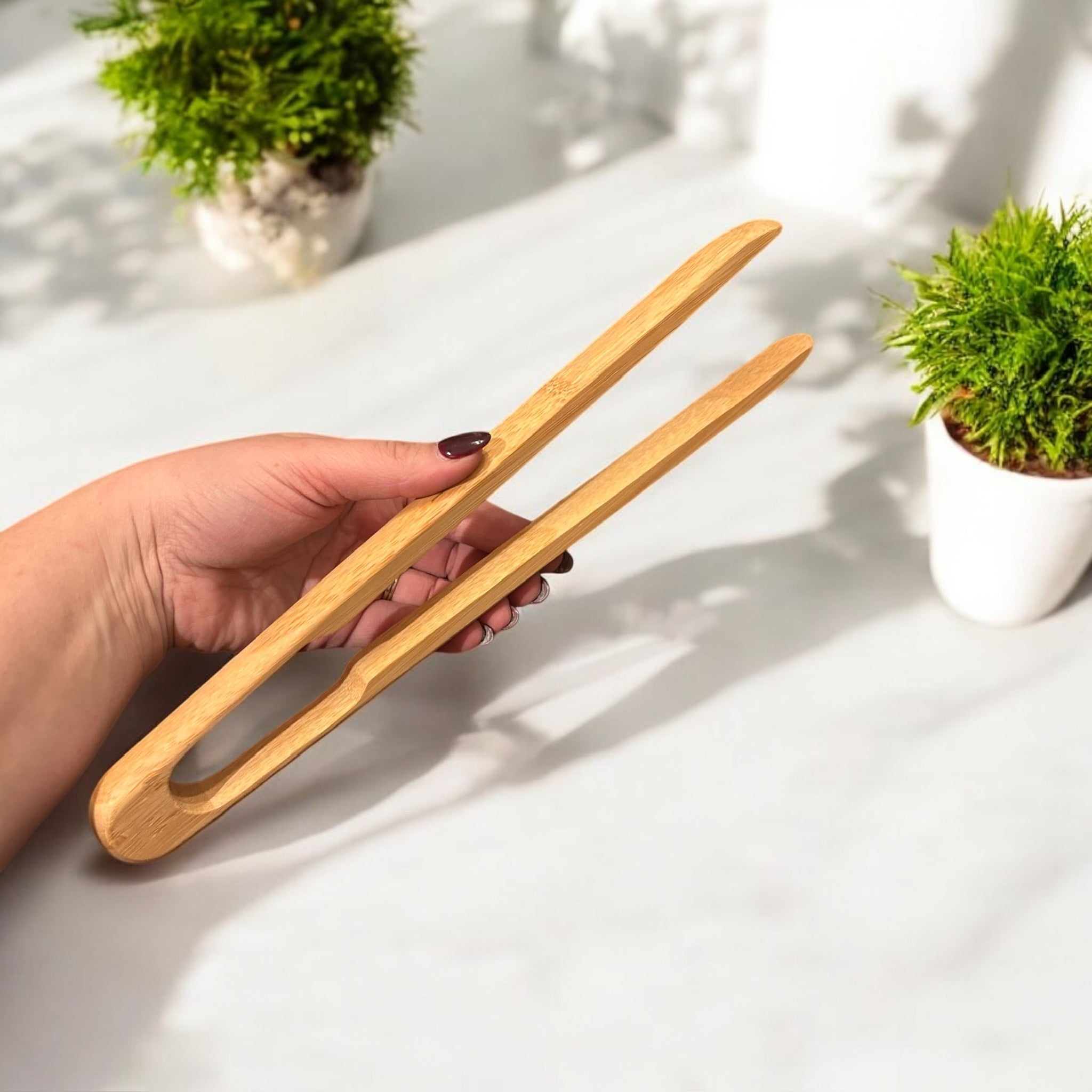 12" Bamboo Tong - Bamboo Switch