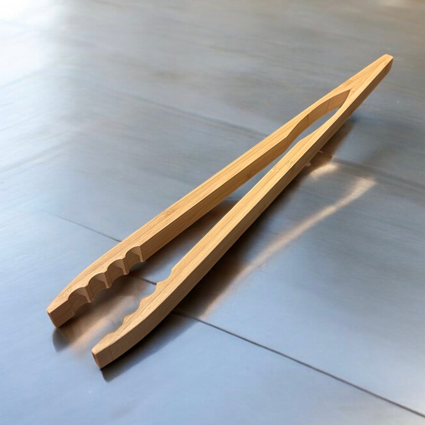 19" Bamboo Barbecue Grilling Tong - Bamboo Switch