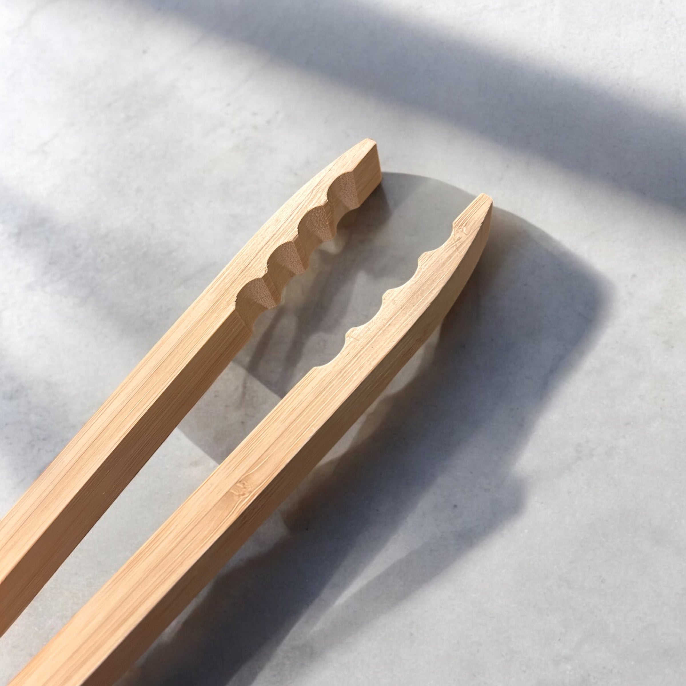 19" Bamboo Barbecue Grilling Tong - Bamboo Switch