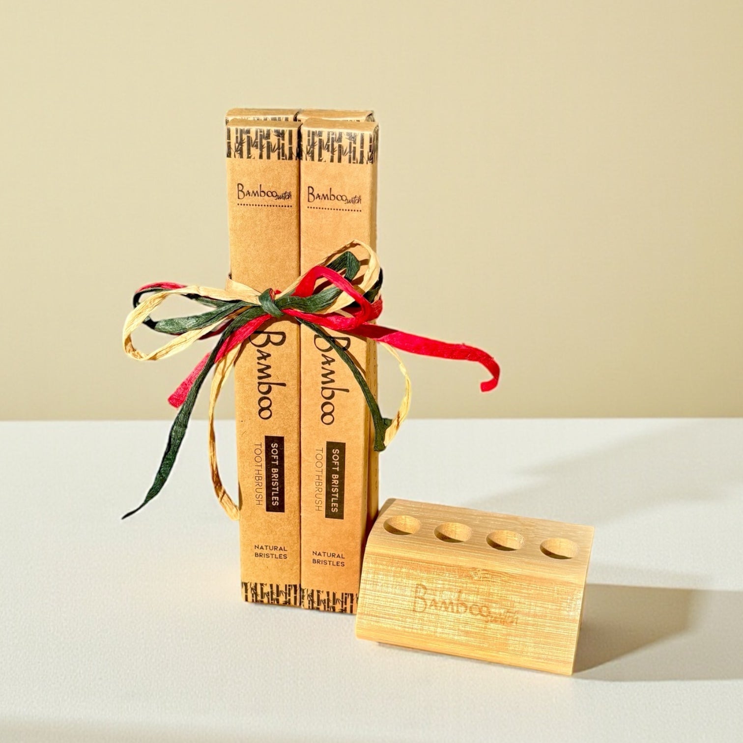 Bamboo Toothbrush Gift Set
