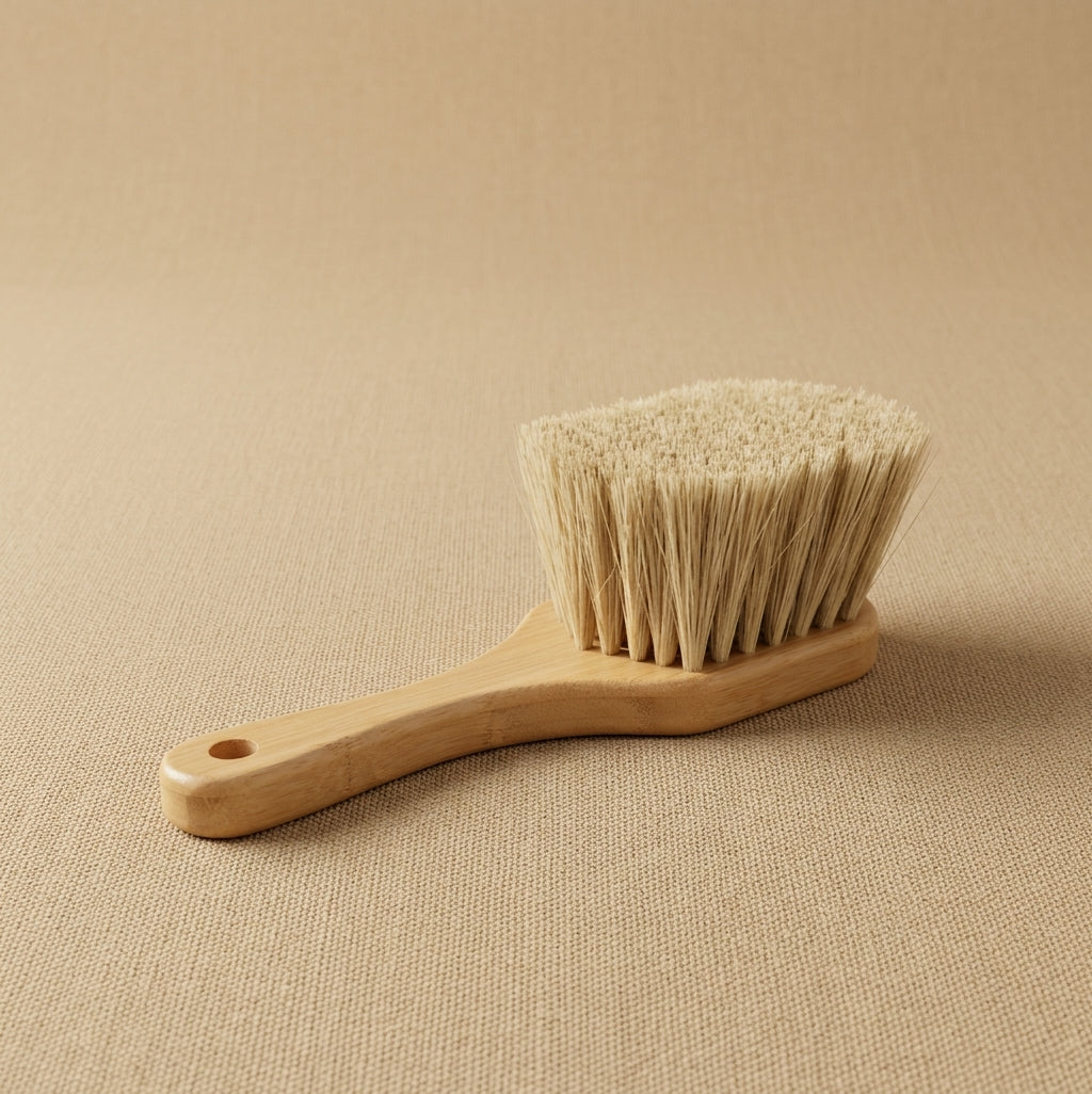 A bamboo brush made of premium materials