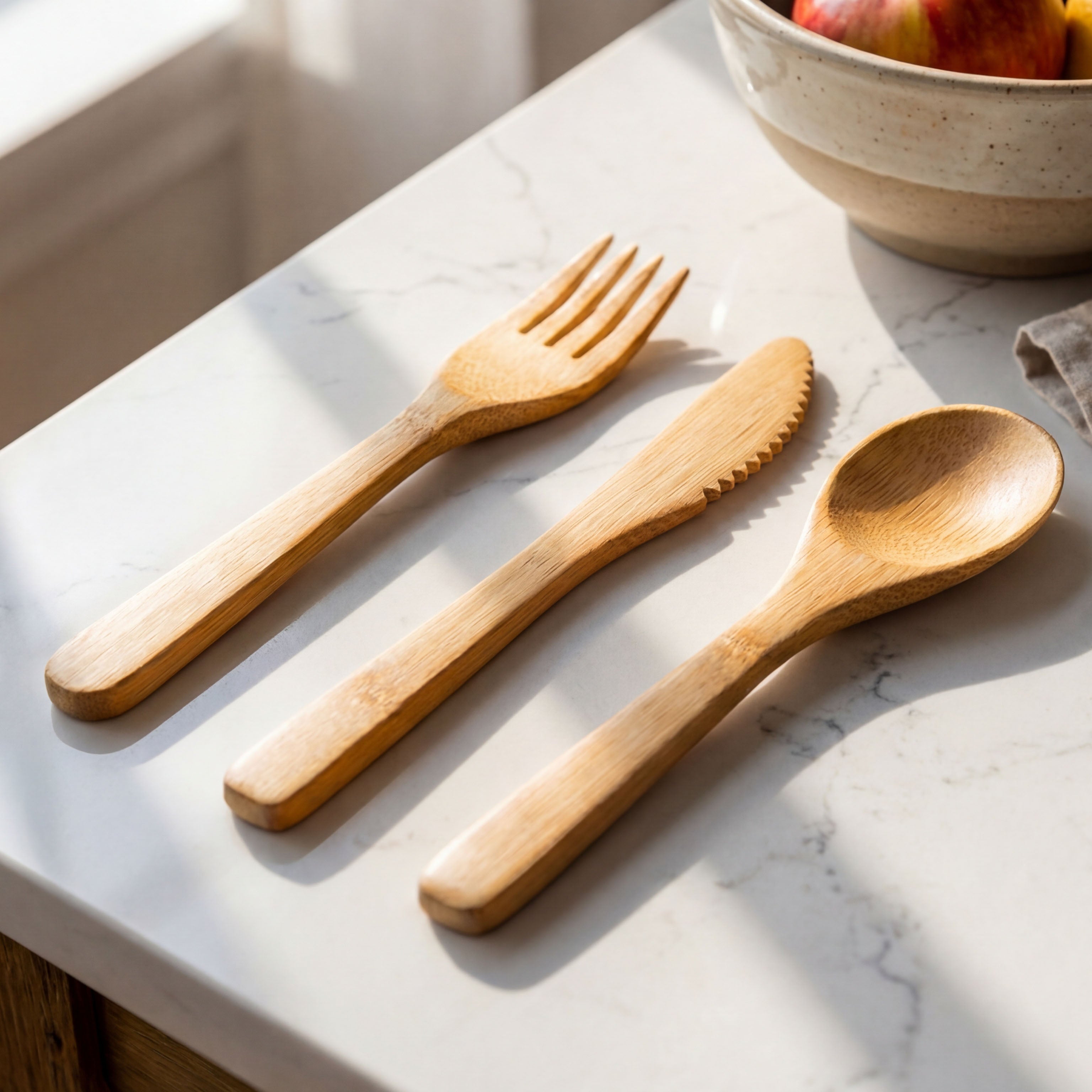 Bamboo Utensil — Fork, Knife, or Spoon