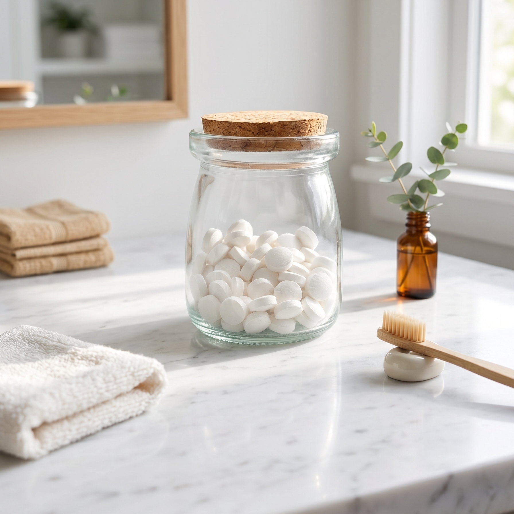 All Natural Toothpaste Tablets | 90ct in Glass Jar