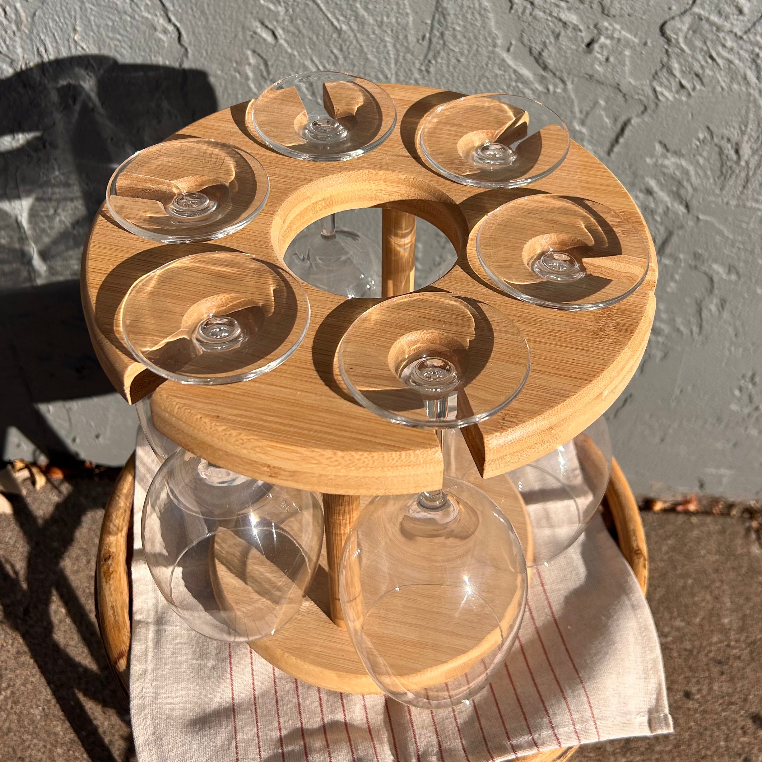 Bamboo Wine Serving Holder - Bamboo Switch