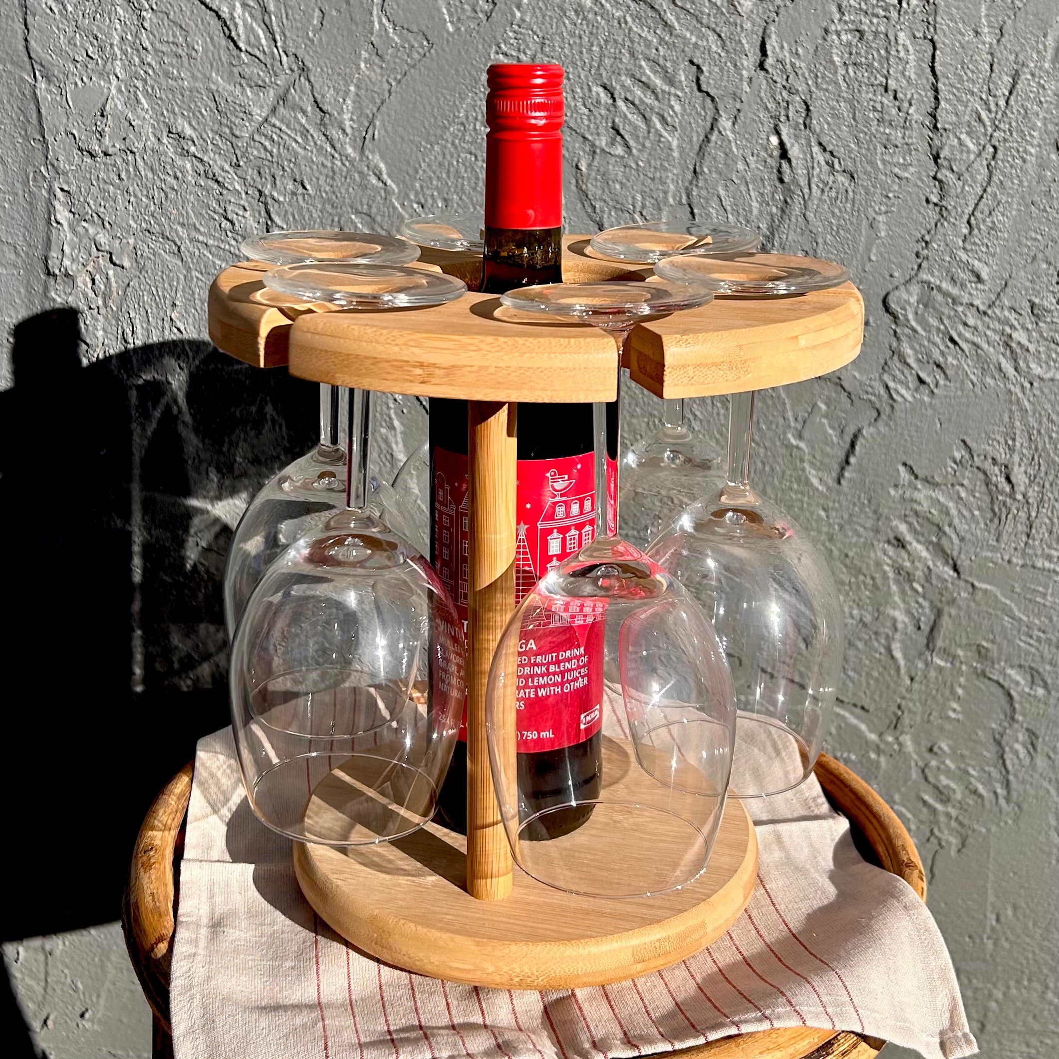 Bamboo Wine Serving Holder - Bamboo Switch