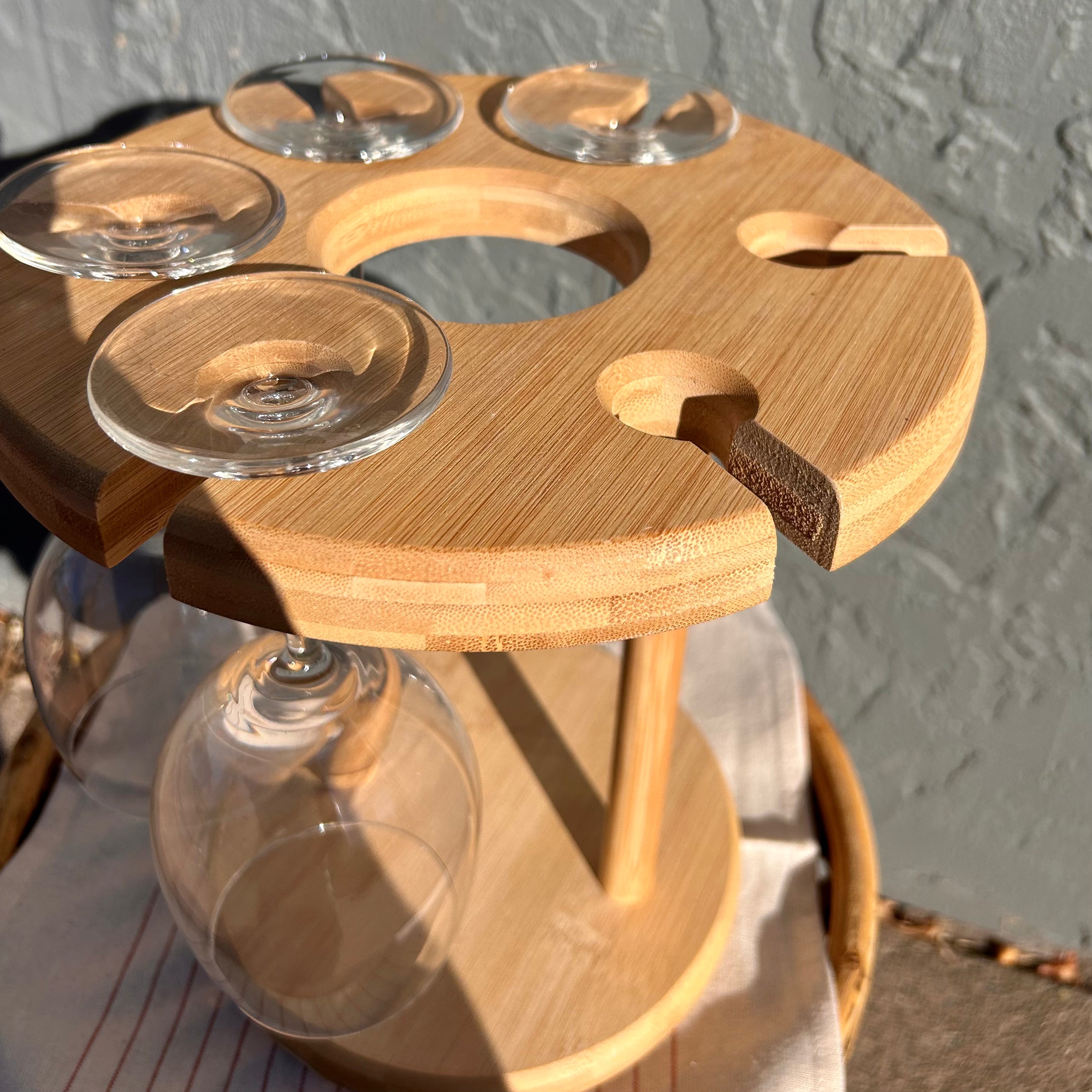 Bamboo Wine Serving Holder - Bamboo Switch