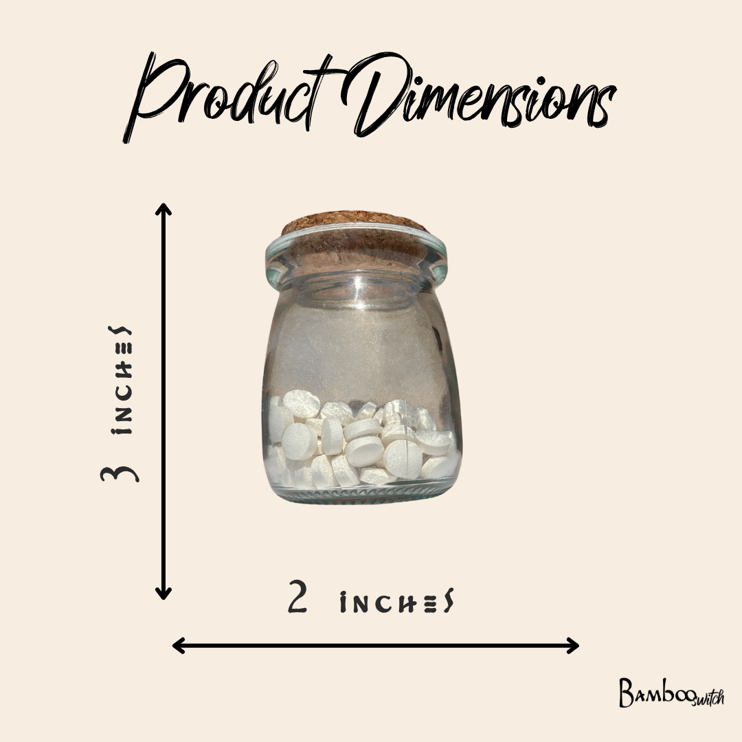 All Natural Toothpaste Tablets | 90ct in Glass Jar
