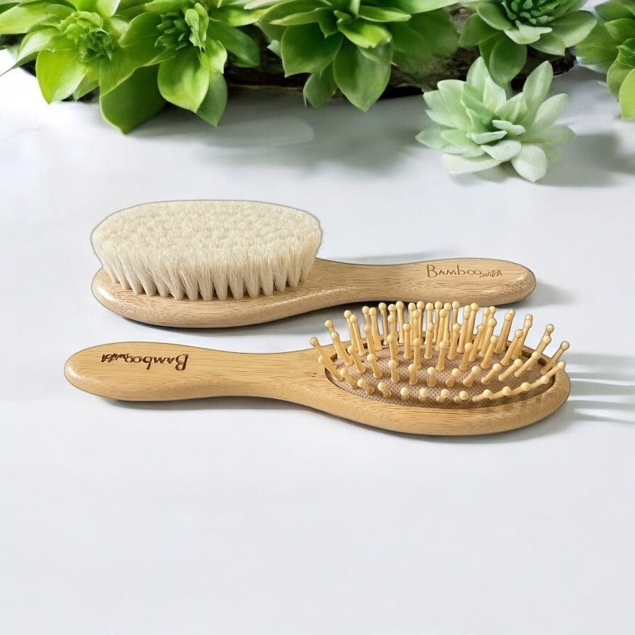 Bamboo Baby Hairbrush | Bundle - Bamboo Switch
