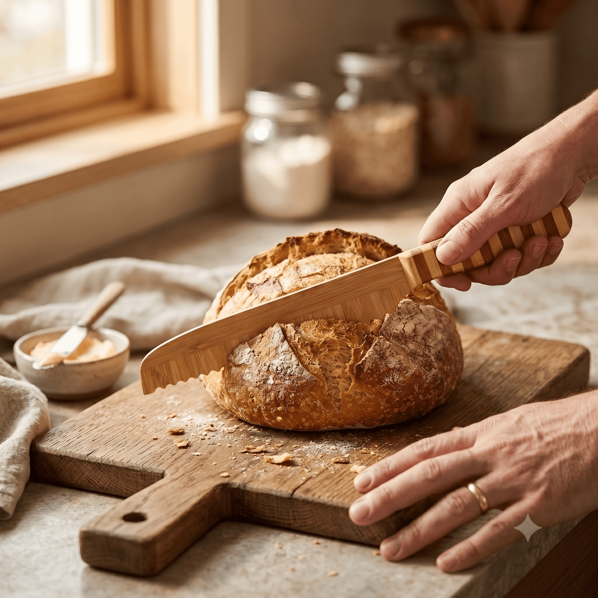 Bamboo Bread Knife - Bamboo Switch