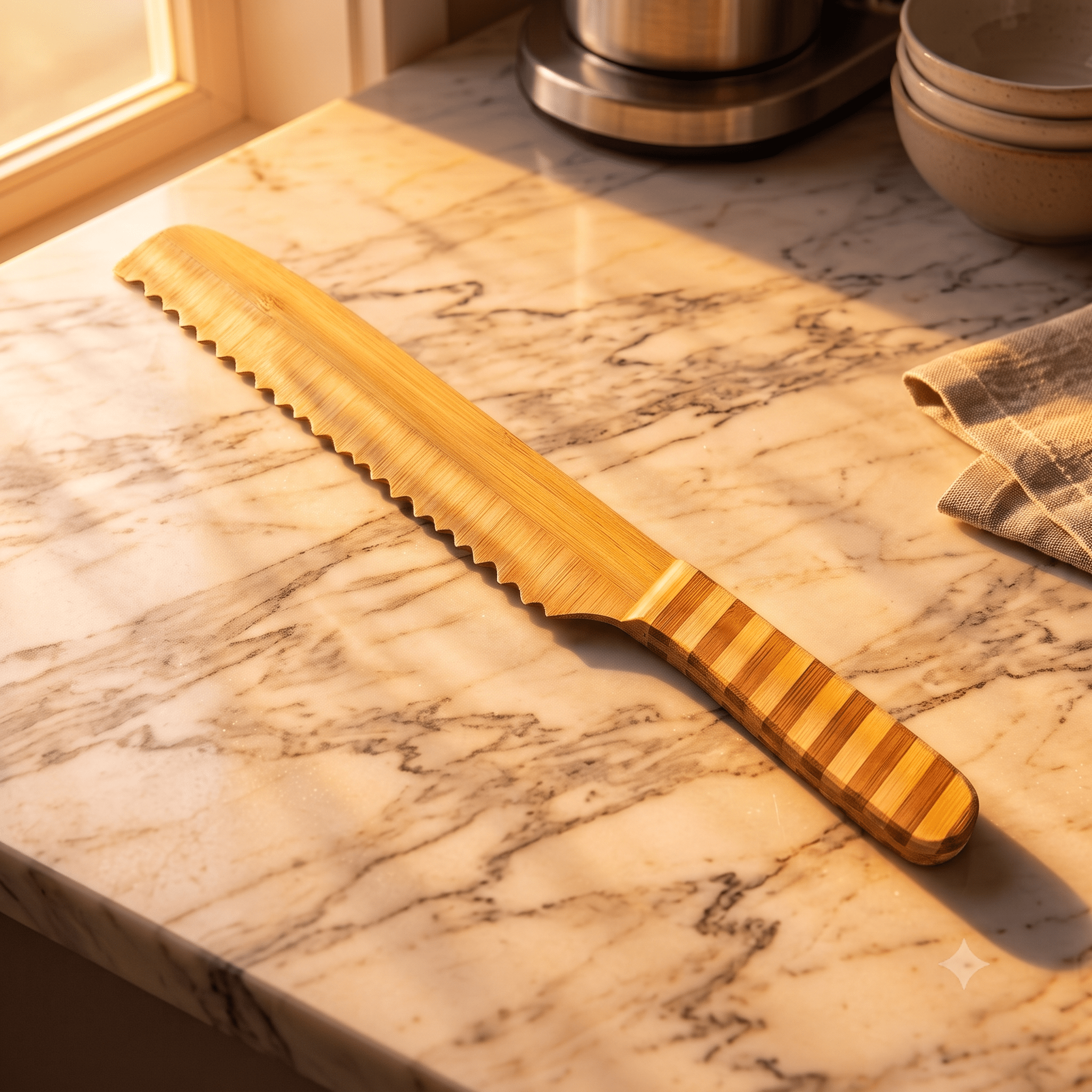 Bamboo Bread Knife - Bamboo Switch