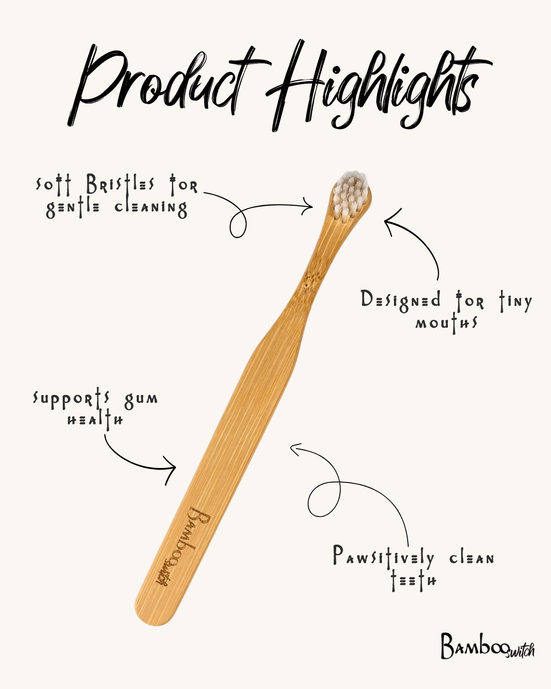 Bamboo Cat Toothbrush - Bamboo Switch