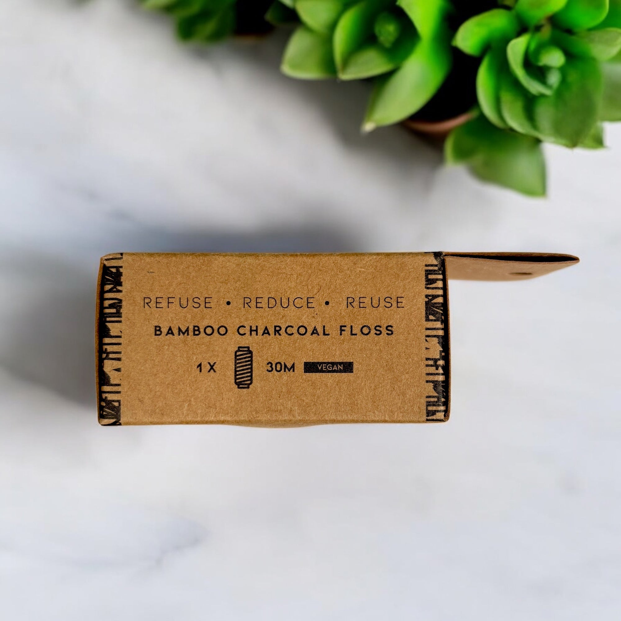 Bamboo Charcoal Floss in Bamboo Container - Bamboo Switch