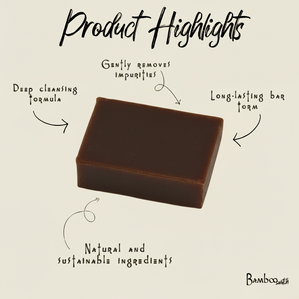Bamboo Charcoal Soap Bar - Bamboo Switch