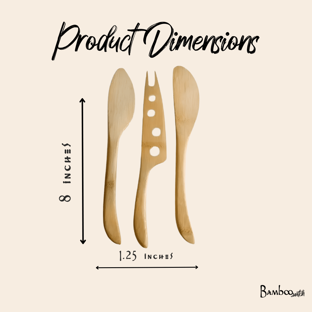 Bamboo Cheese Knife Set - Bamboo Switch