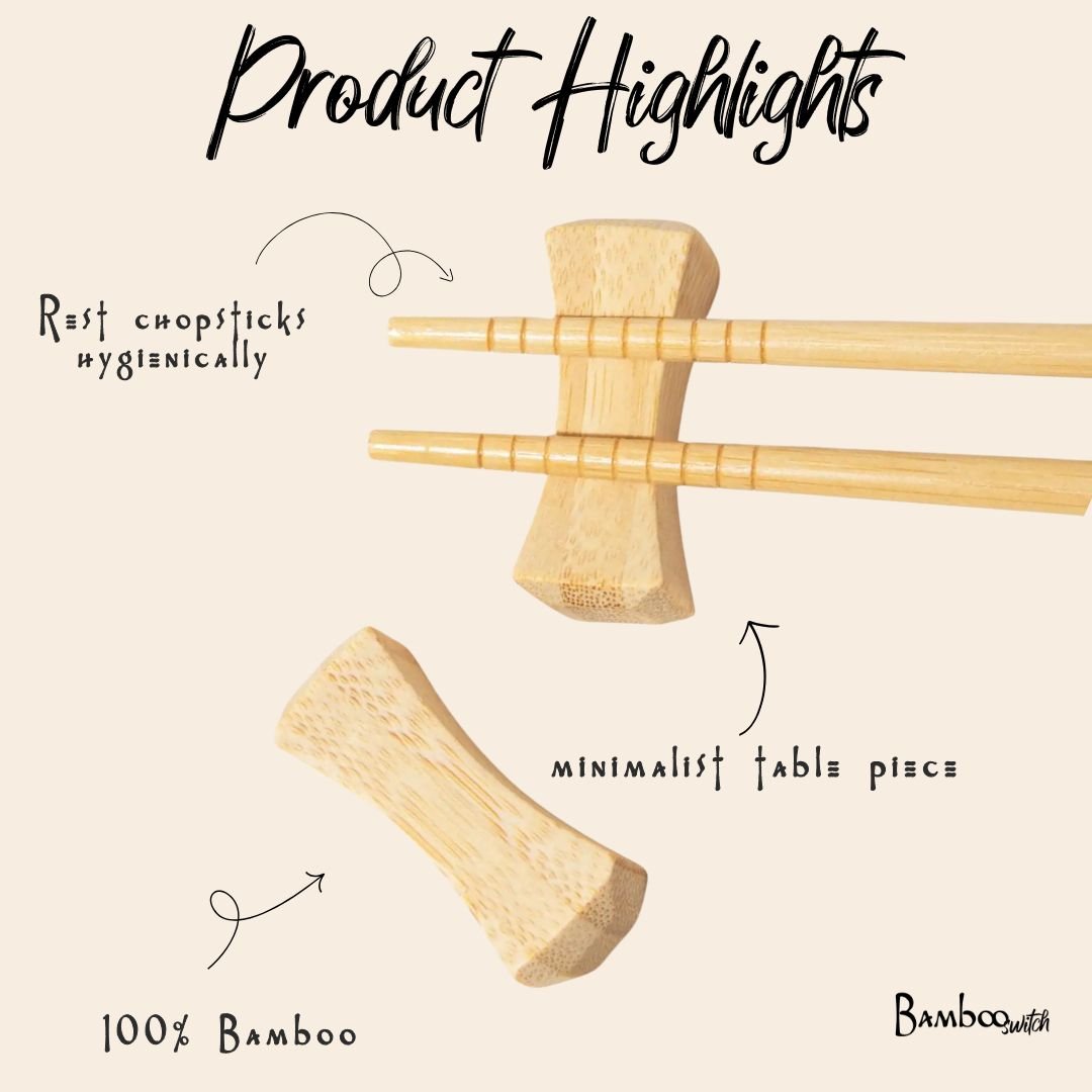 Bamboo Chopstick Rest - Bamboo Switch