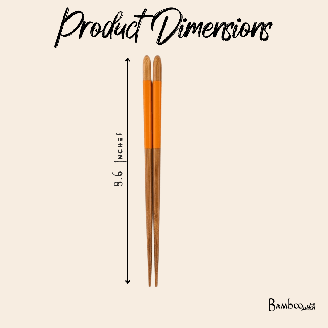 Bamboo Chopsticks Colorful Set - Bamboo Switch