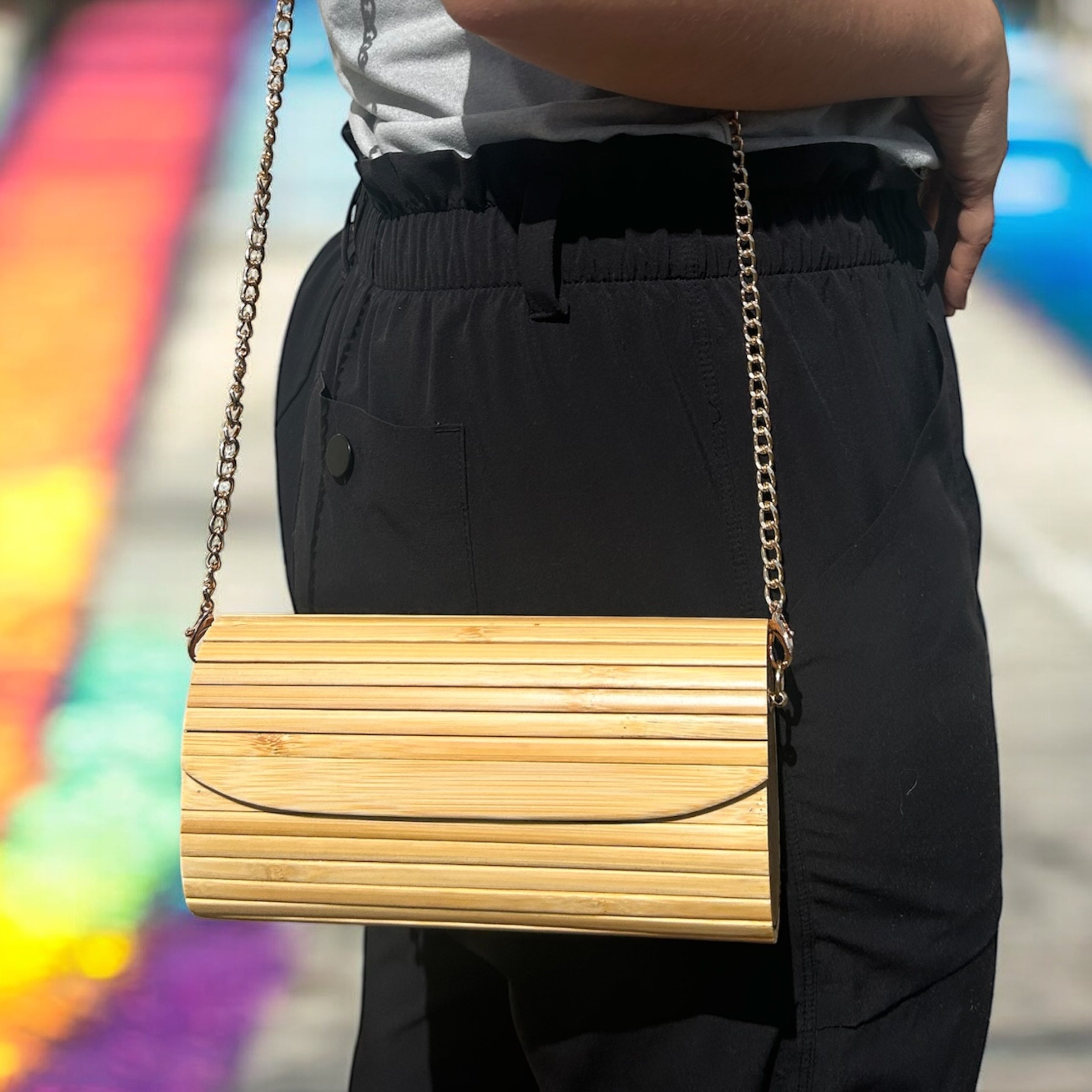 Bamboo Clutch Purse - Bamboo Switch