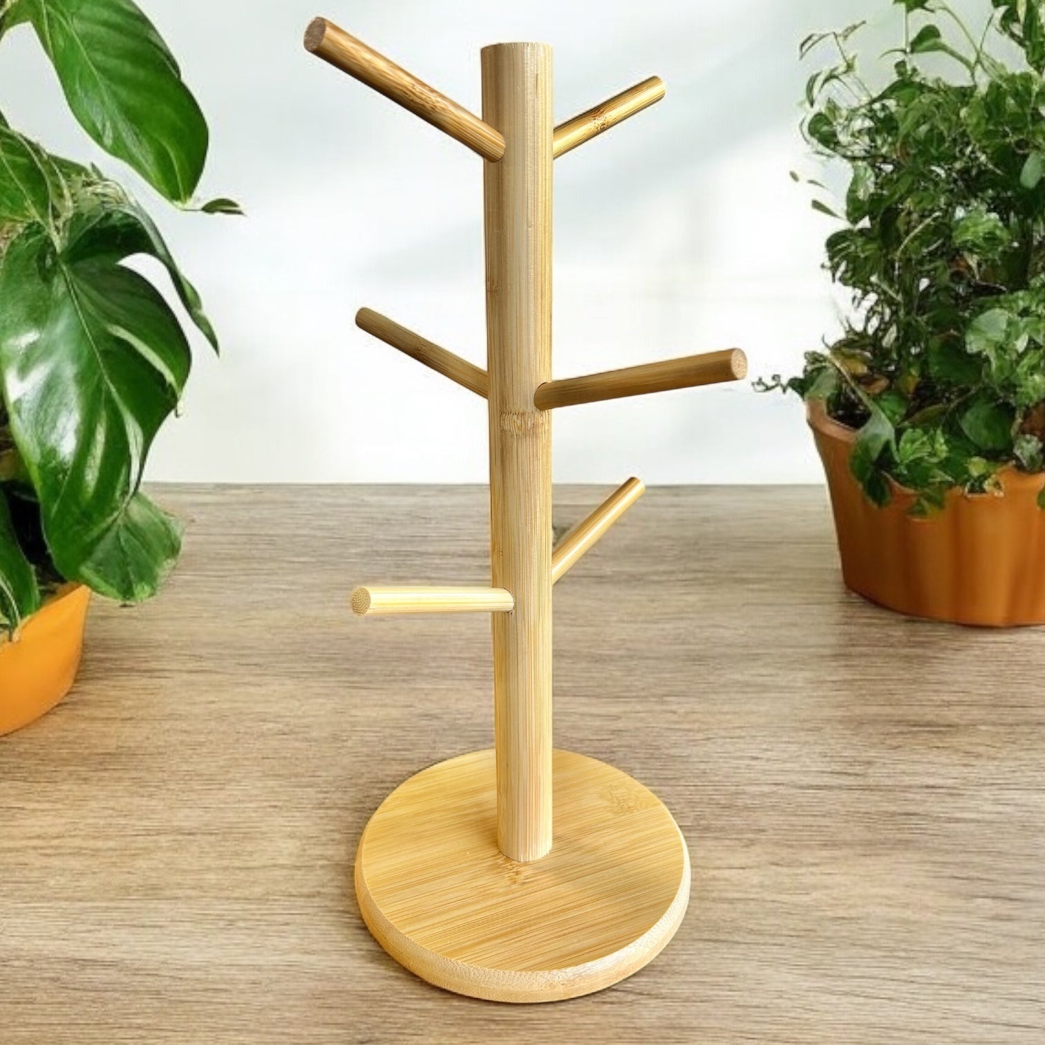 Bamboo Coffee Cup Tree Holder - Bamboo Switch