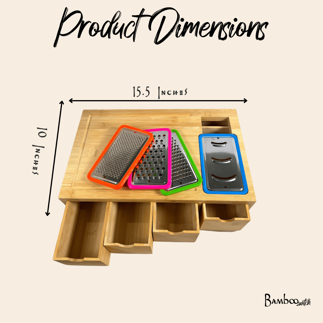 Bamboo Cutting Box Organizer - Bamboo Switch