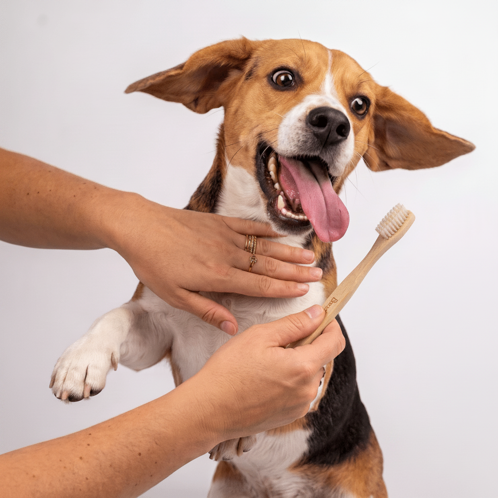 Bamboo Dog Toothbrush | Double-Sided - Bamboo Switch