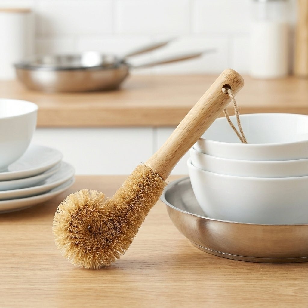 Bamboo Drink Ware Cleaning Brush | Straight - Bamboo Switch