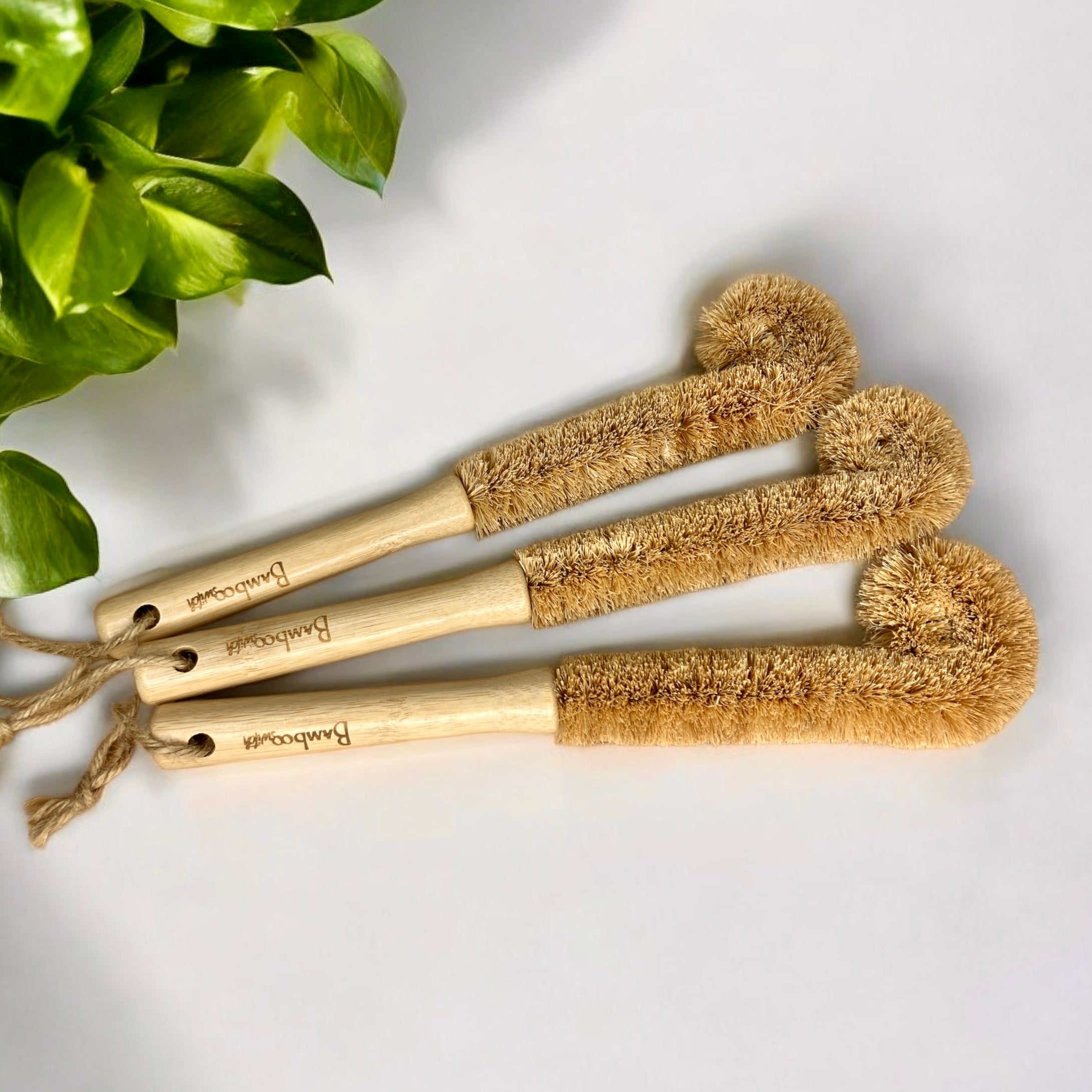 Bamboo Drinkware Cleaning Brush XL | Straight - Bamboo Switch