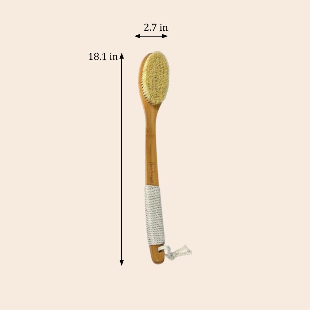 Bamboo Dry Brush | Curved Handle - Bamboo Switch