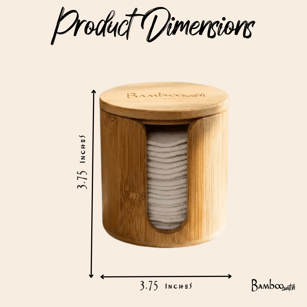 Bamboo Facial Rounds Holder - Bamboo Switch