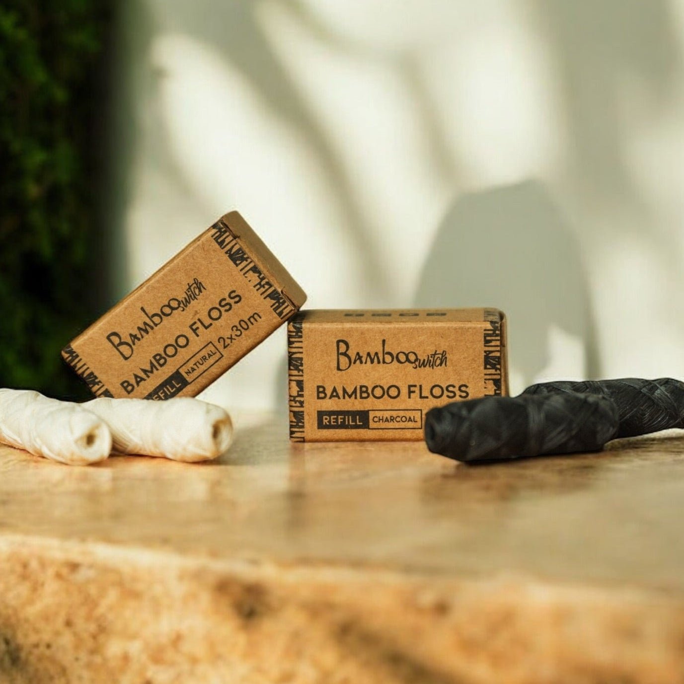 Bamboo Floss Refill Pack | 2 Floss Spools - Bamboo Switch