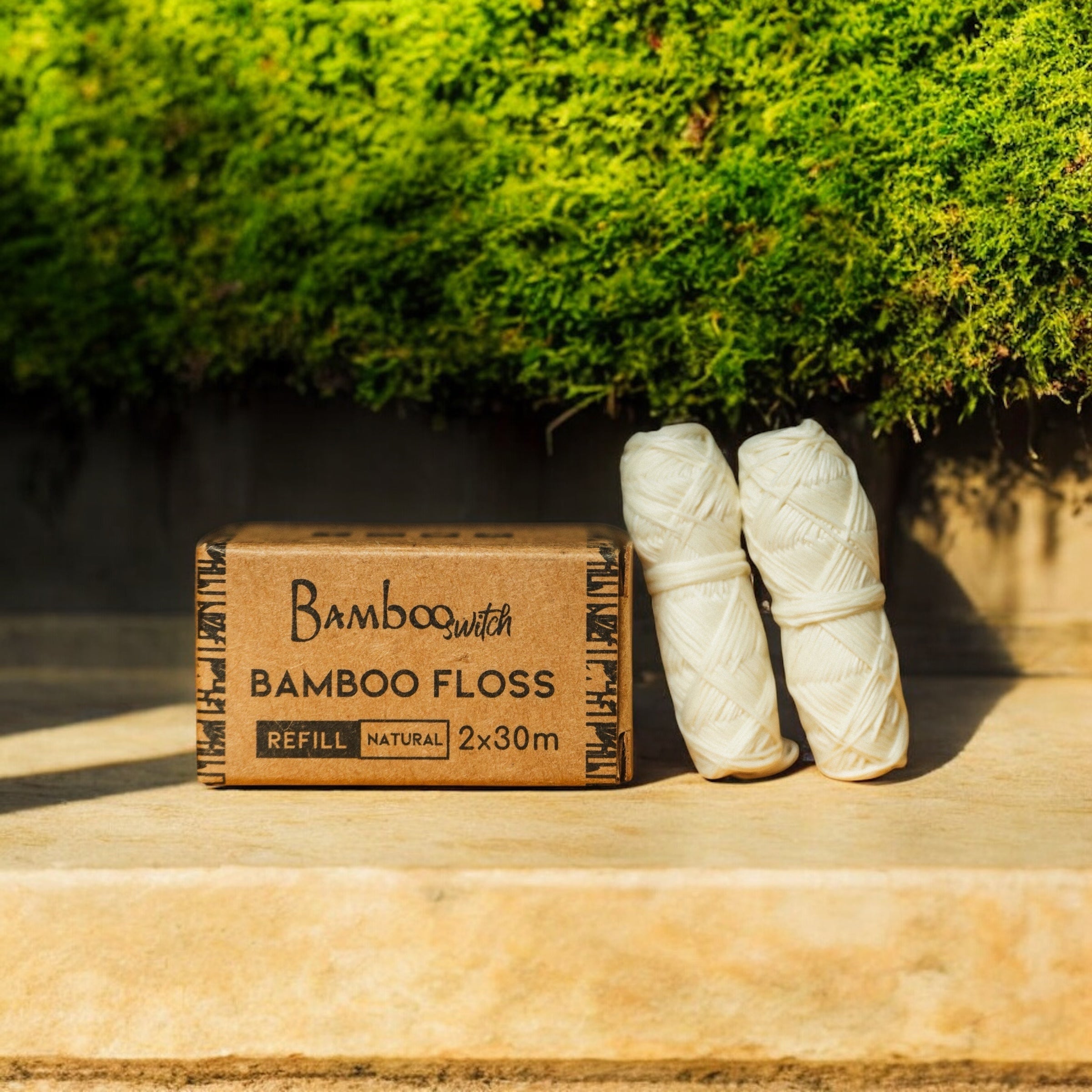 Bamboo Floss Refill Pack | 2 Floss Spools - Bamboo Switch