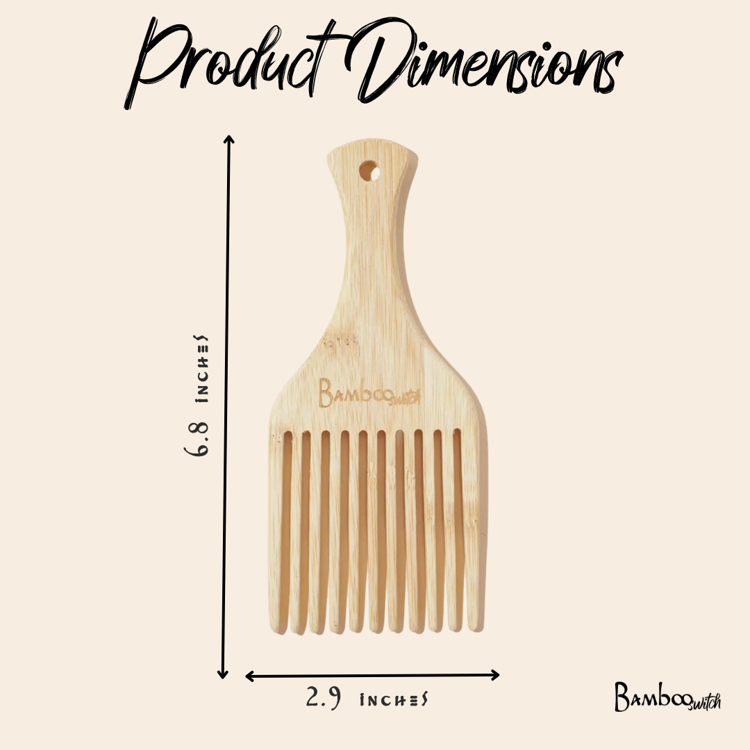 Bamboo Hair Pick - Bamboo Switch