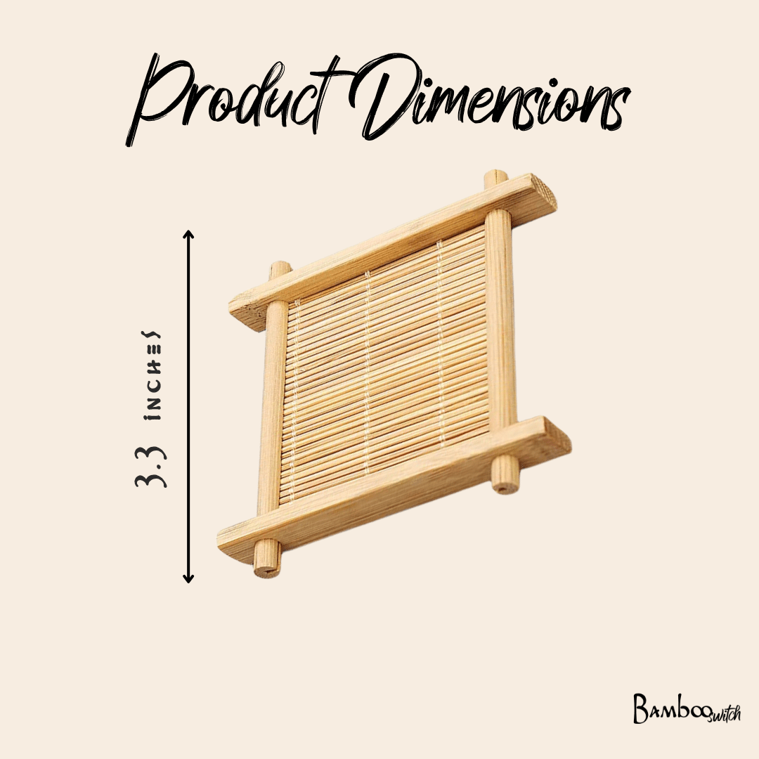 Bamboo Japanese Tea Coaster | Bamboo Switch