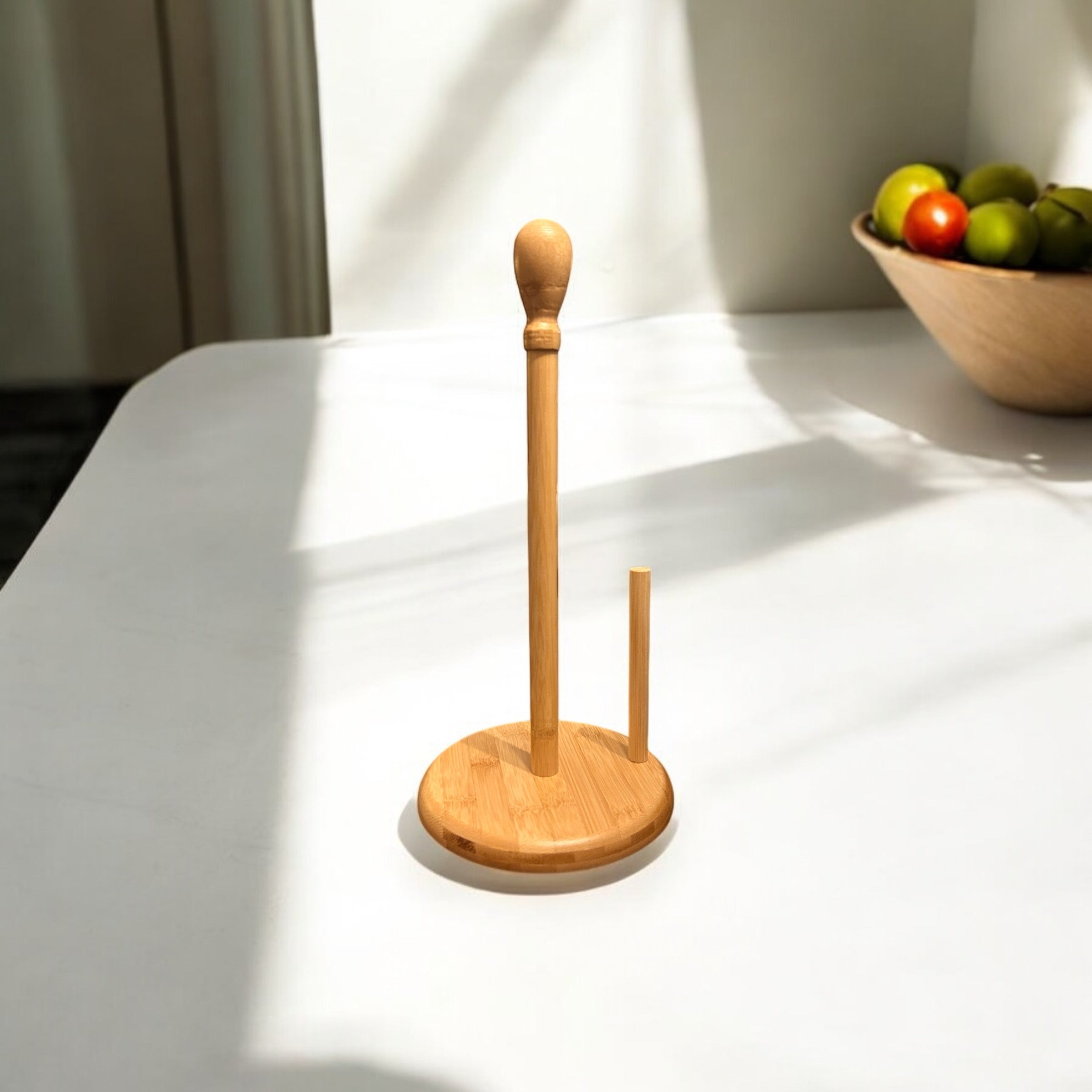 Bamboo Kitchen Paper Towel Holder - Bamboo Switch