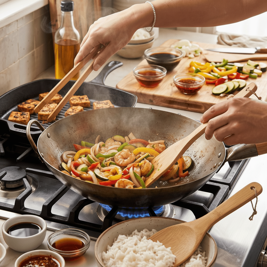 Bamboo Kitchen Utensil Set | 4 Pieces - Bamboo Switch