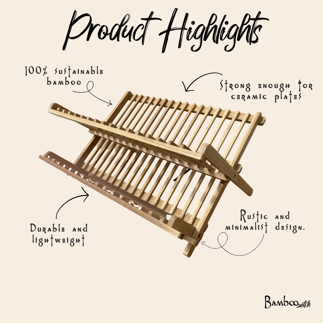 Bamboo Large Drying Rack - Bamboo Switch