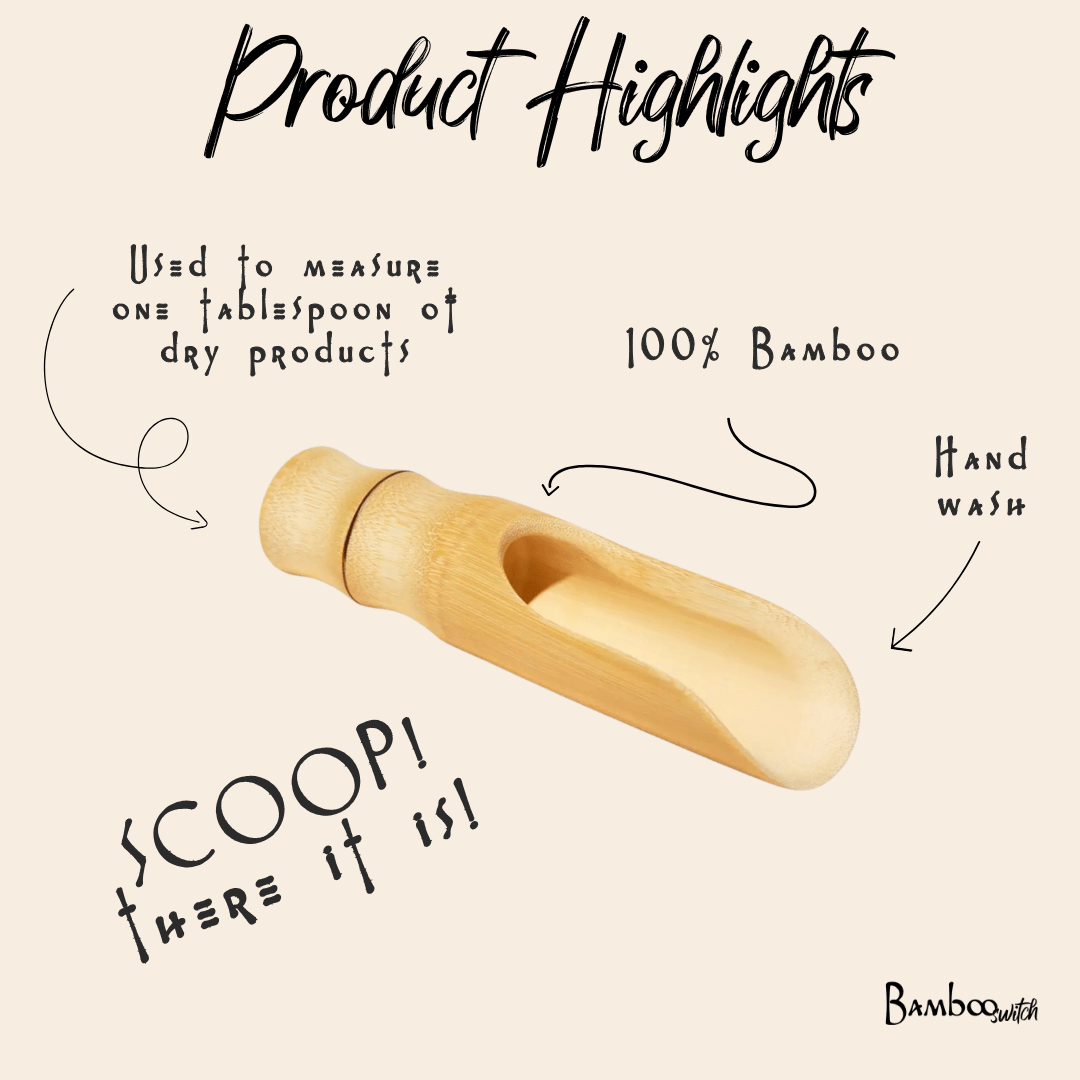 Bamboo Laundry Scoop | Wide Scoop - Bamboo Switch