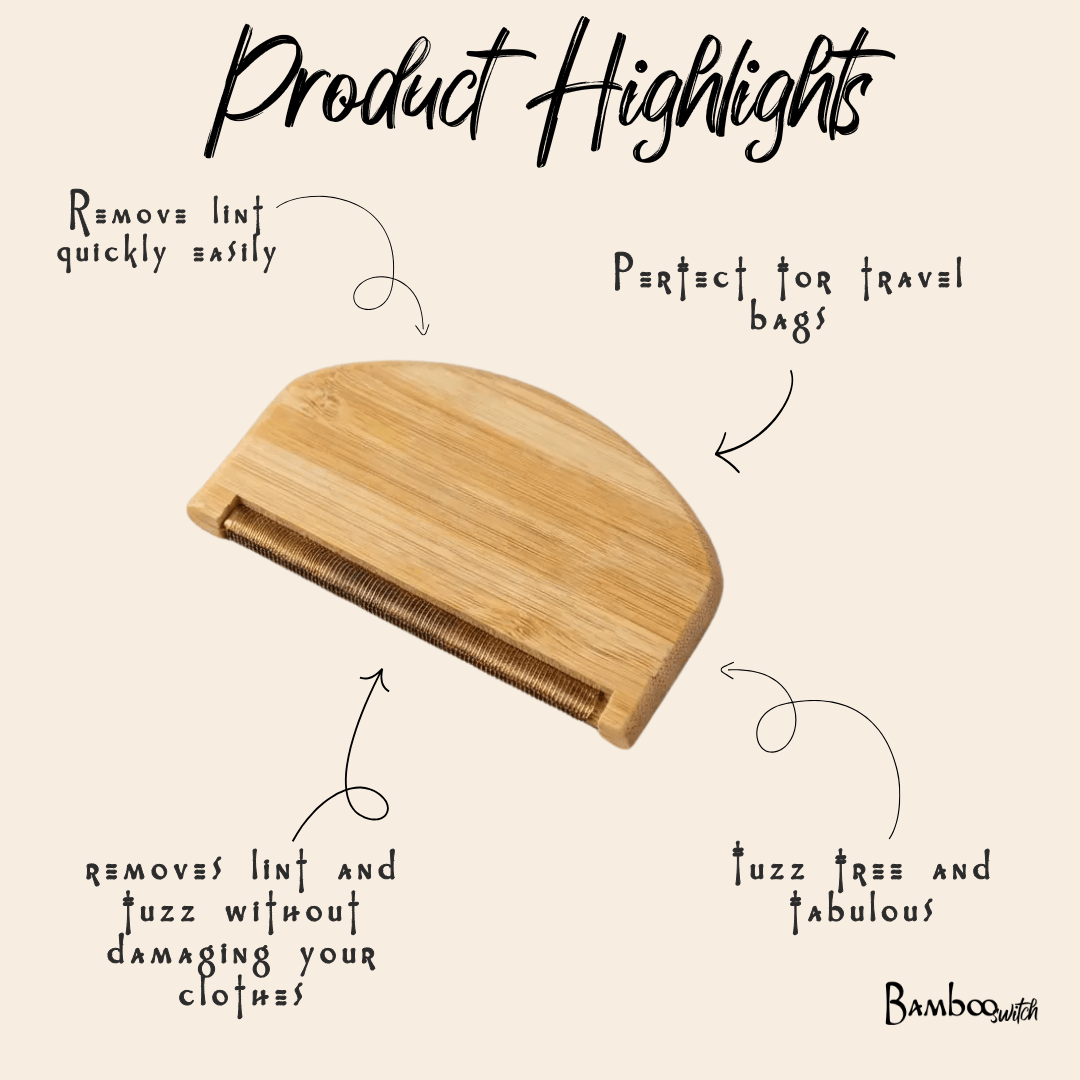 Bamboo Lint Remover | Travel Size - Bamboo Switch