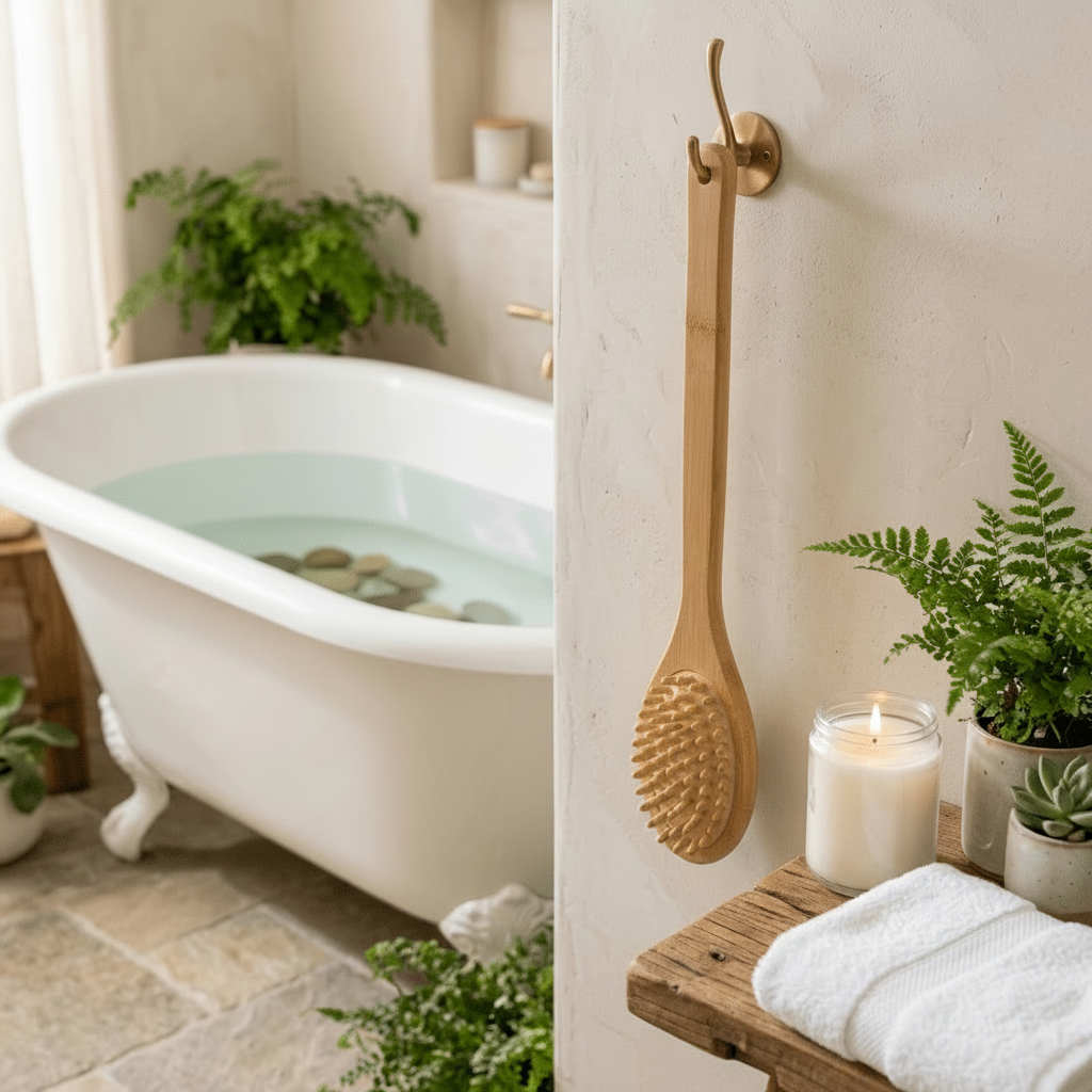 Bamboo Long Handle Back Massager - Bamboo Switch