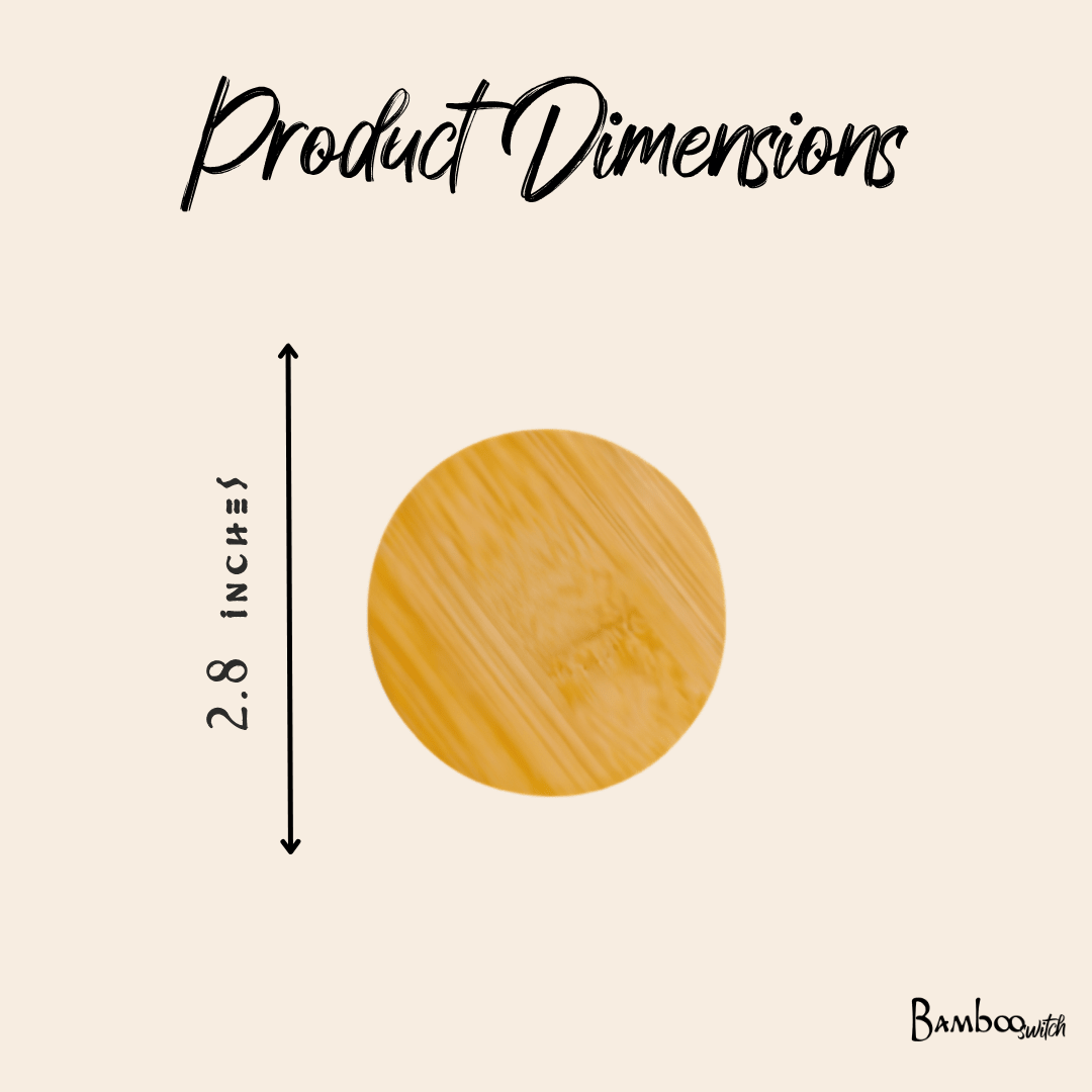 Bamboo Mason Jar Lids - Bamboo Switch