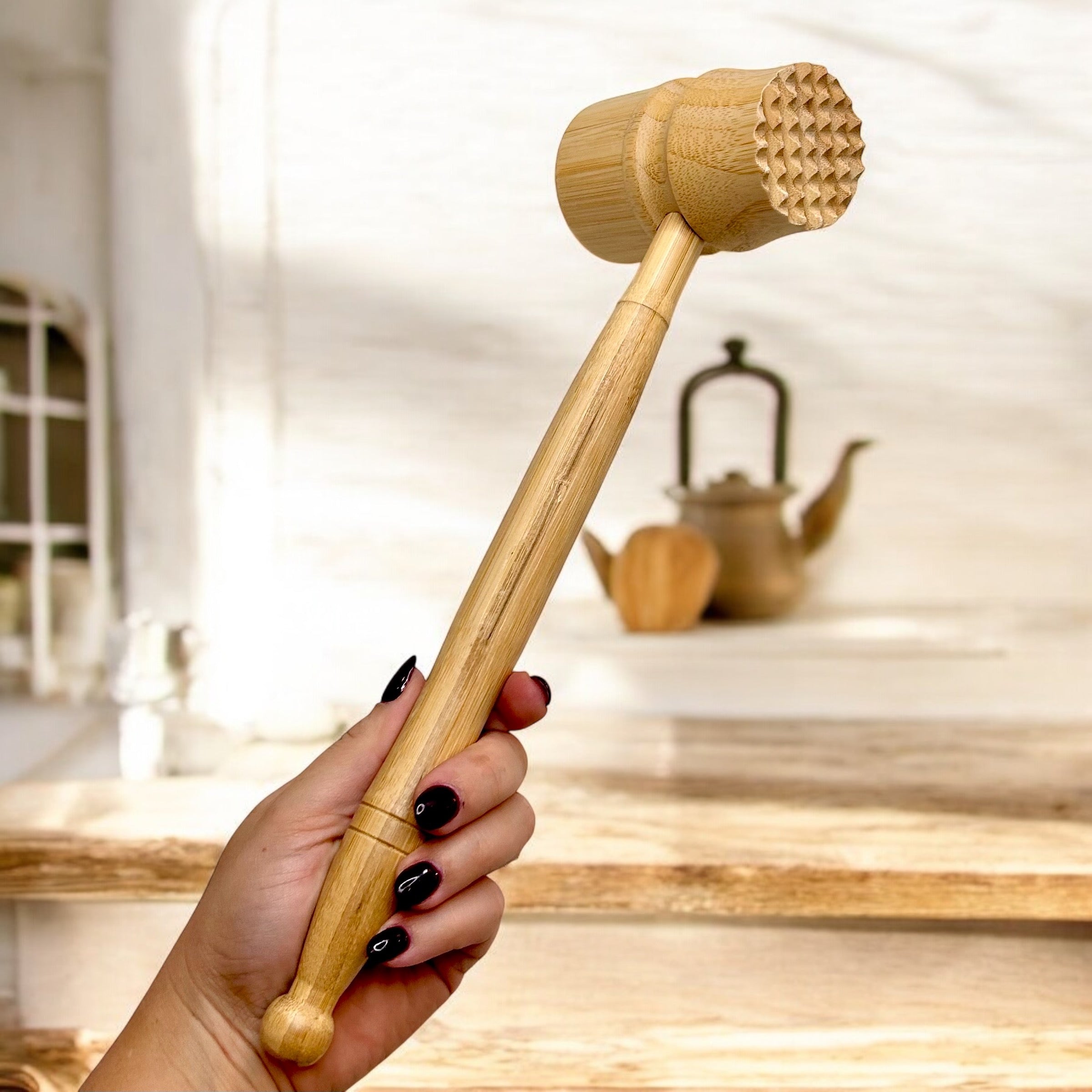 Bamboo Meat Tenderizer & Kitchen Tool - Bamboo Switch