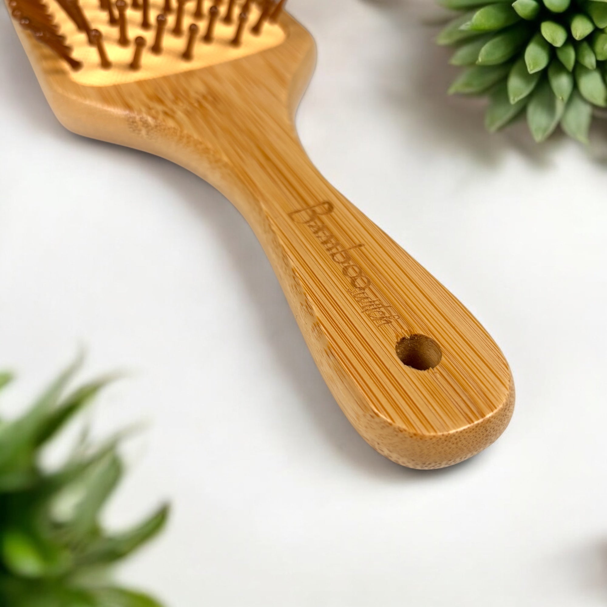Bamboo Paddle Hair Brush - Bamboo Switch