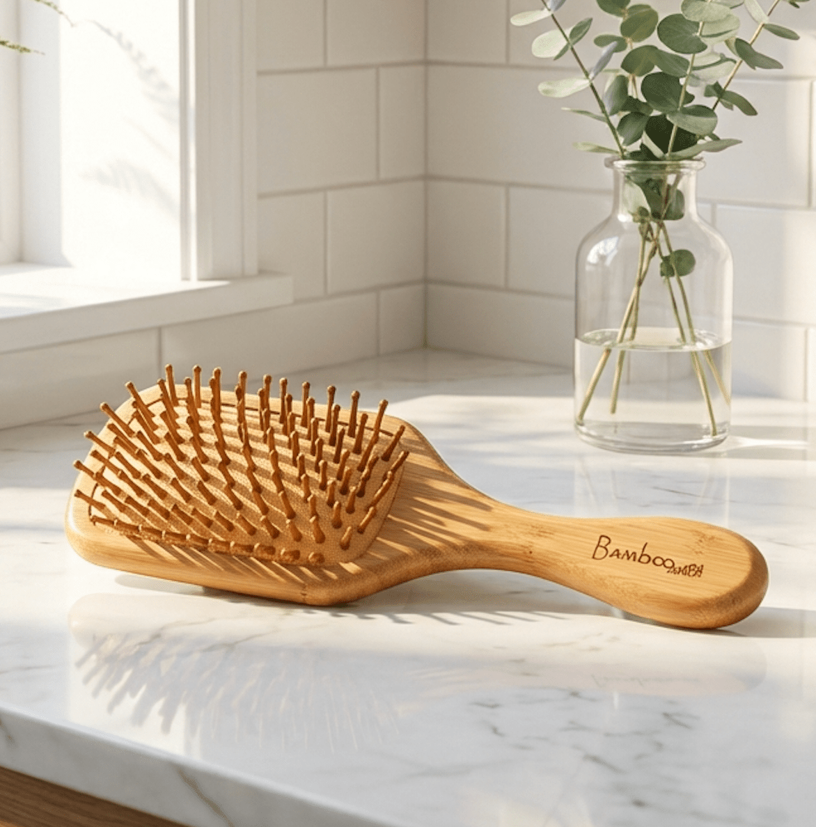 Bamboo Paddle Hair Brush | For Kids - Bamboo Switch