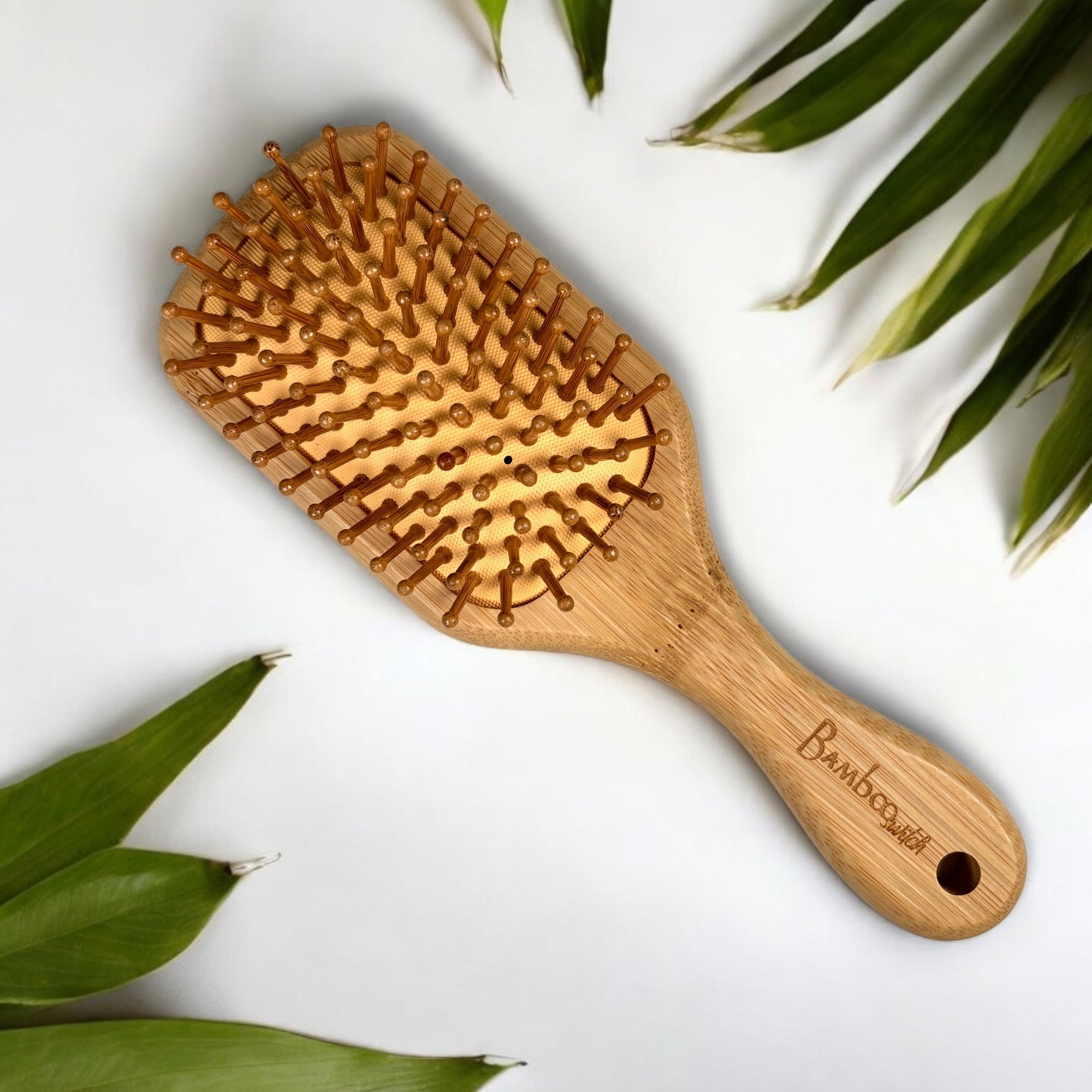 Bamboo Paddle Hair Brush | For Kids - Bamboo Switch