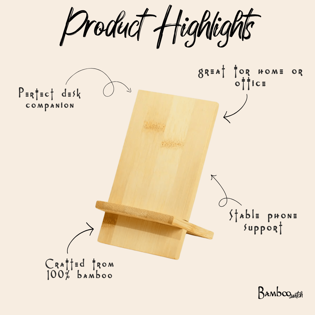Bamboo Phone Stand - Bamboo Switch