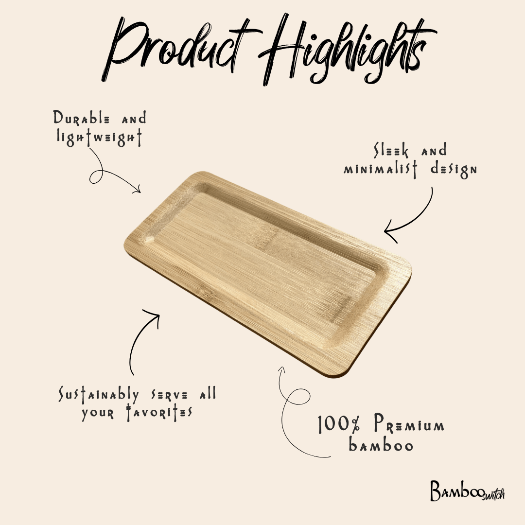 Bamboo Plate | Rectangle - Bamboo Switch