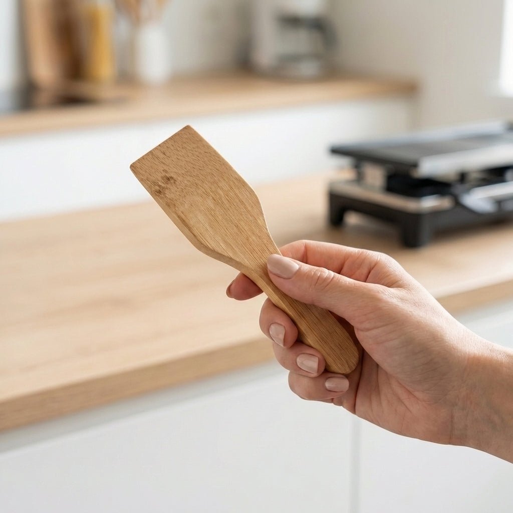 Bamboo Raclette Grill Spatula - Bamboo Switch