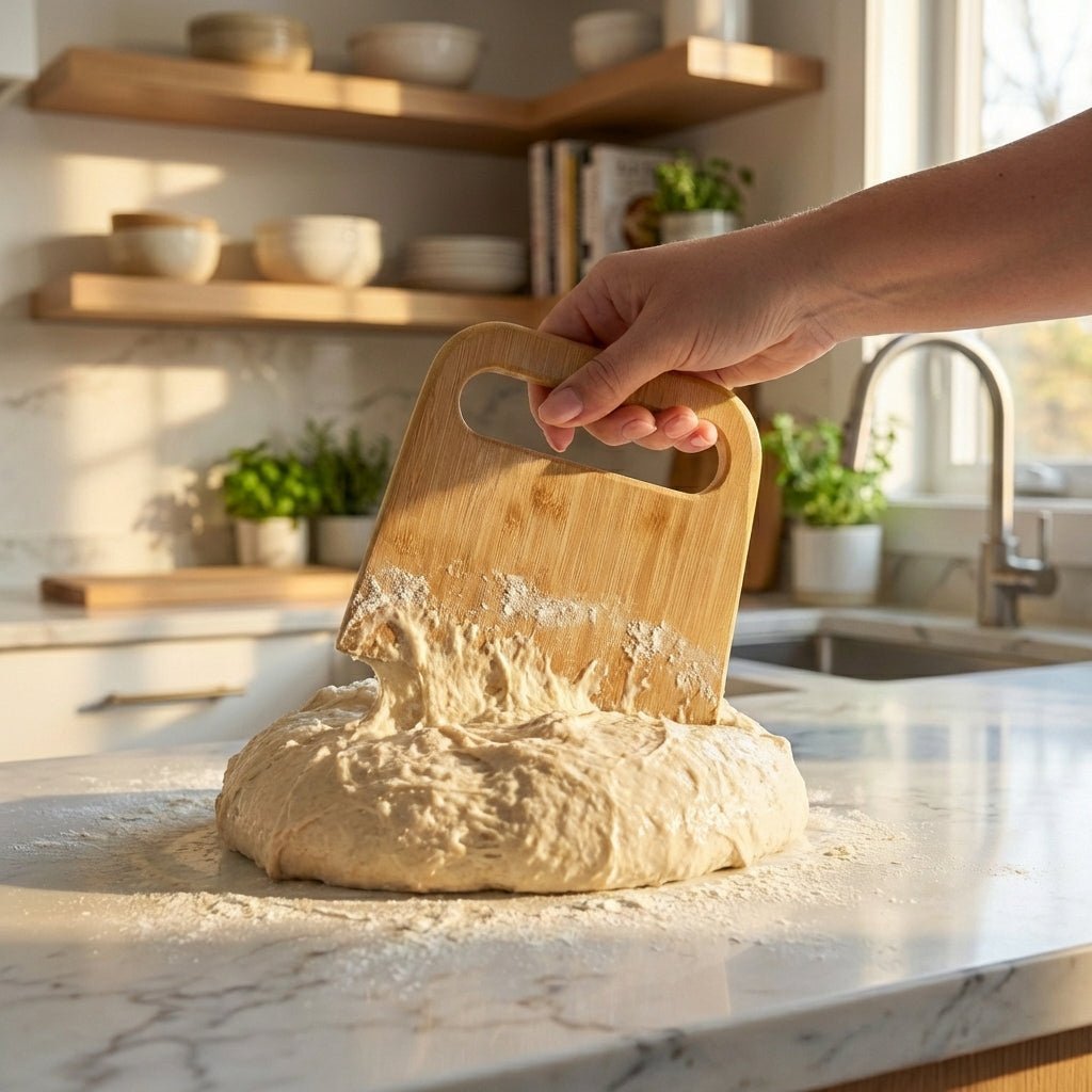 Bamboo Rolling Pin and Dough Scraper - Bamboo Switch