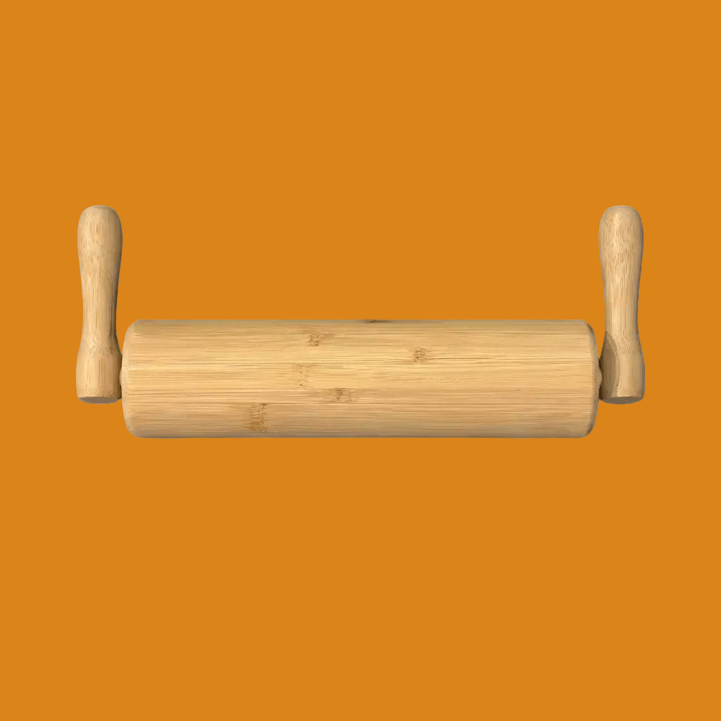 Bamboo Rolling Pin agains a contrasting background | Bamboo Switch