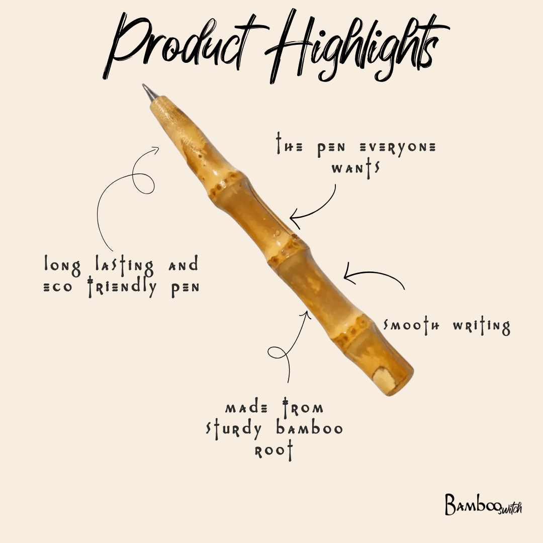 Bamboo Root Pen - Bamboo Switch